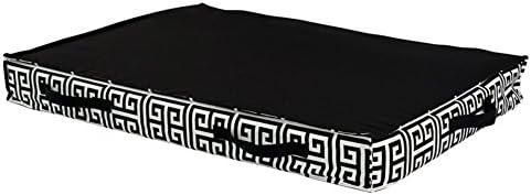 Brite Ideas Living Towers Under the Bed Storage with Canvas Handle, 26" x 36", Black/White
