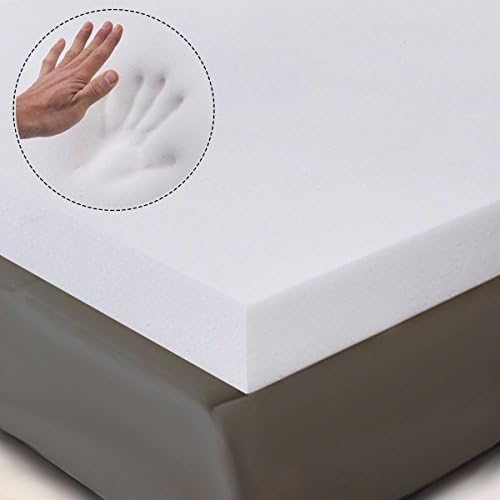 Furinho Bush - 3" QUEEN SIZE MEMORY FOAM MATTRESS PAD, BED TOPPER 80"x60"x3" YRS 1245