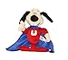 Multipet Underdog Talking Dog Toy, 9-inch, Brown/Red/Blue, Small