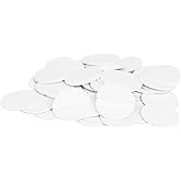 NFC Ntag215 NFC Cards RFID Chip Blank White Round Label 25mm for All NFC Enabled Phones, Compatible with TagMo and Amiibo (60
