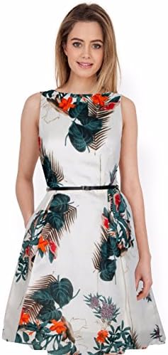 Granthi Creation Women's Satin Full Stitched Western Dress (Grey)