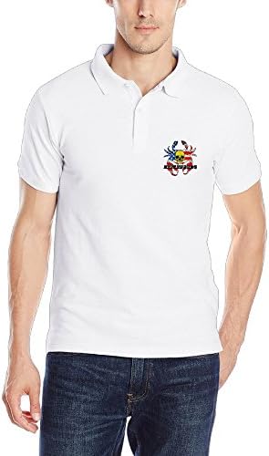 Heisenberg Maryland Flag Blue Crab Printed Men's Casual Polo Shirts Commemorative Edition Golf Polo Shirts Polo Plain T Shirts