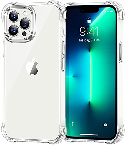 STOON Compatible with iPhone 13 Pro Max Case, Upgrade Shock-Absorbing Corners Clear Phone Case, Anti-Scratch and Non-Yellowing Phone Cover - 6.7 Inch (2021)