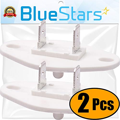 8577274 Dryer Thermistor Replacement part by Blue Stars - Exact Fit for Whirlpool Kenmore KitchenAid Dryers - Replaces 3976615 AP3919451 WP8577274 PS993287 3390292 - PACK OF 2