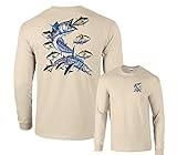 Wahoo Fish Albacore Yellowfin Long Sleeve T-Shirt