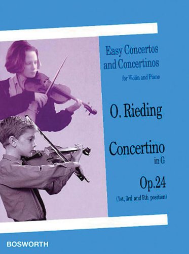Concertino in G, Op. 24: Easy Concertos and Concertinos Series for Violin and Piano