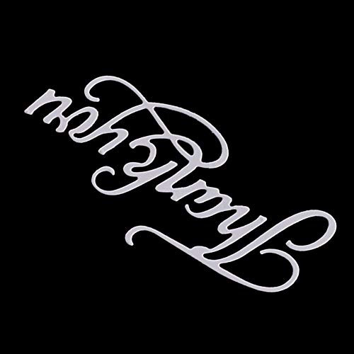 Stencil Diy - 46 94mm Metal Steel Sharp Embossing Template Thank You Letter Cutting Die Stencils Scrapbooking - Scrapbook 50 - Thumbnail 5