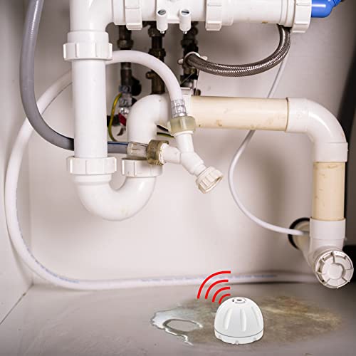 Water Sensor Alarm 5 Pack, Water Alarm with Battery, 110DB
