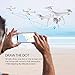 Potensic T35 GPS Drone, RC Quadcopter with 1080P Camera FPV Live Video, Dual GPS Return Home, Follow Me, Altitude Hold, 2500mAh Battery Long Control Range, 3 Batteries