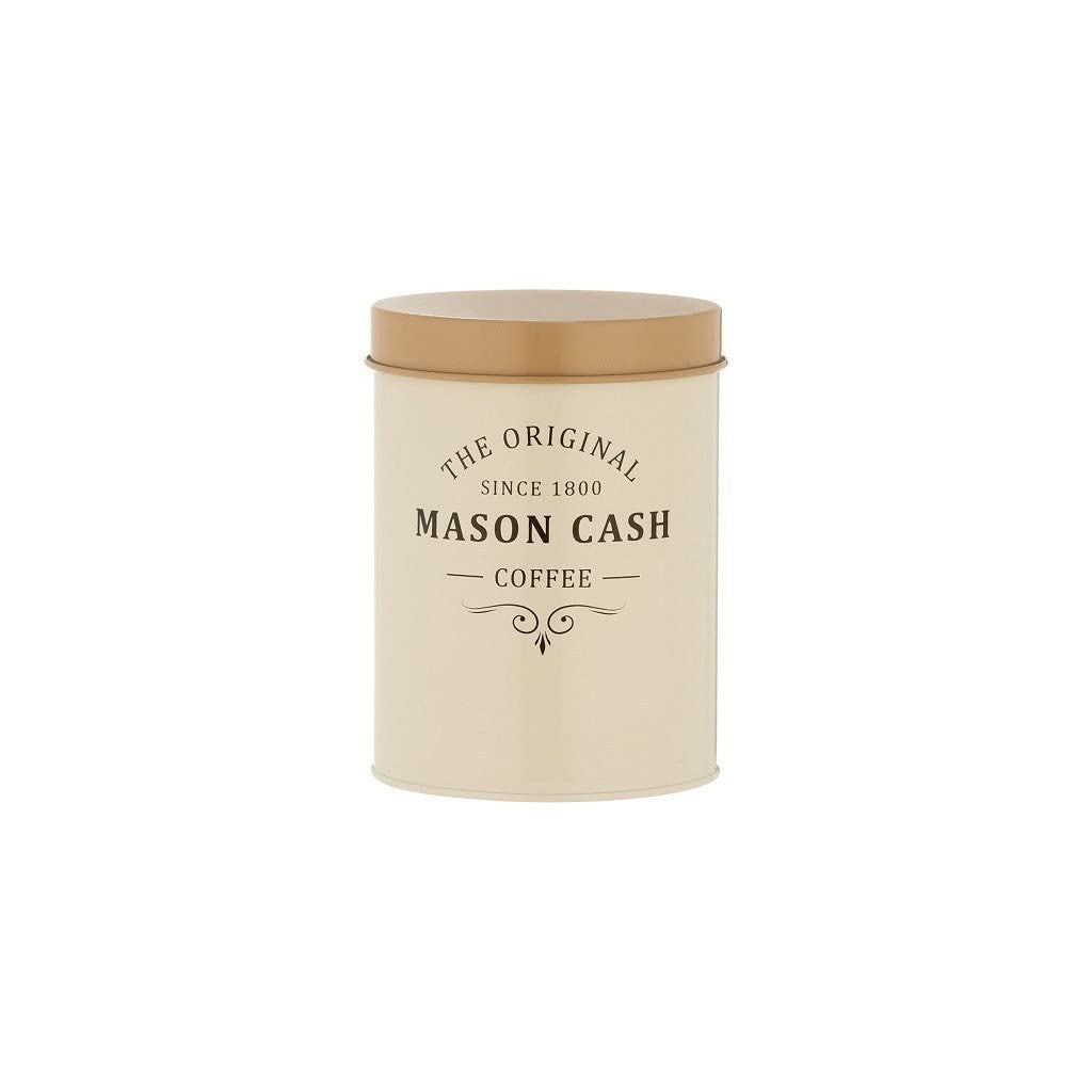 Mason Cash Heritage Cream Coated Steel Coffee Storage Canister, 1.3 L