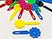 Tara Girls Self Hinge Plastic Bow Hair Barrettes Selection Pack Of 2 (BR24)