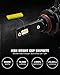 OXILAM [2019 Newest] 9005-LED-Headlight-Bulbs 10,000 Lumens Extremely Bright Mini Design HB3 All-in-One Conversion Kit 6000K White-2 Year Warranty (Pack of 2)