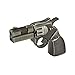 Usbkingdom 32GB USB 2.0 Flash Drive Cartoon Metal Revolver Pistol Gun Shape Pen Drive Thumb Drive Memory Stick Pendrive Jump Drive Flash Disk