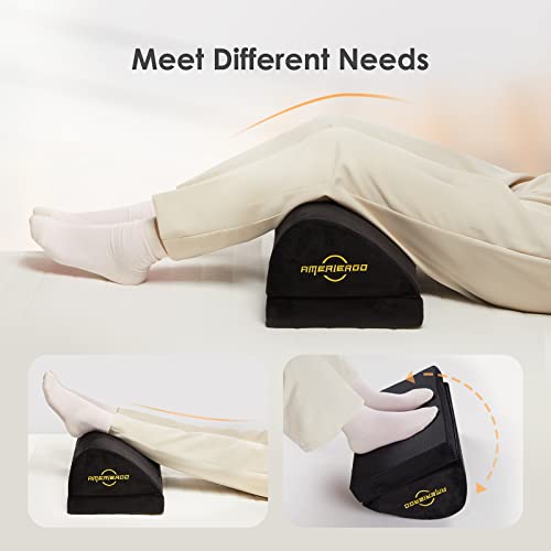 AMERIERGO Foot Rest for Under Desk at Work, Under Desk Footrest with