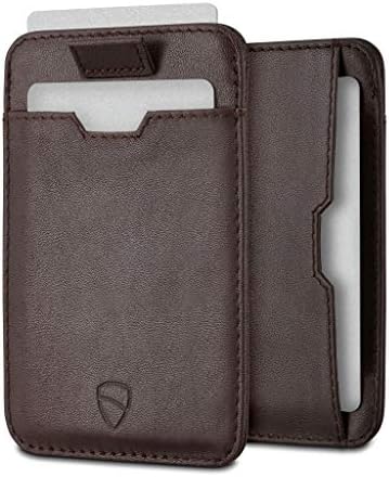 Vaultskin Chelsea Ultra Slim Leather Card Protecting Rfid Wallet Brown Price In Uae Amazon Uae Kanbkam