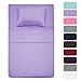 Best Season Twin Size Bed Sheet Set - 3 Piece (Lavender) 1 Flat Sheet,1 Fitted Sheet and 1 Pillow Cases,100% Brushed Microfiber 1800 Luxury Bedding,Deep Pockets,Extra Soft & Fade Resistant