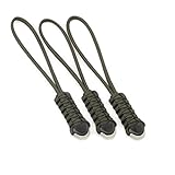 ZaneGear 3 Premium Tactical Knife/Gear Lanyards Made in USA | for Tactical Outdoor Gear & Pocket Knives Such as Benchmade +More | Zipper Pulls/Survival Keychain Lanyards