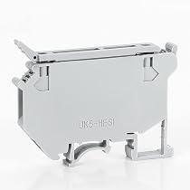 thumbnail image 2 of Dinkle DK10NC DIN Rail Terminal Block End Covers - 25 Pack, Beige 2 of 5