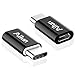 Type C Adapter, Micro USB to USB-C Adapter,USB-C to USB-A 3.0 Adapter[4Pack],by Ailun,Data Sync & Charging,for Galaxy S9/S9+,MacBook,ChromeBook Pixel,Nexus 5X & More Type C Devices[Black]