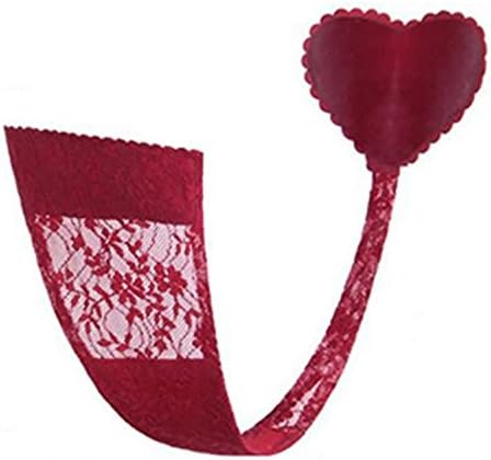 Women's Brief Panties,Sexy Invisible no Strapless Red C Panties for Women Large