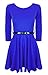 Funky Boutique Women's 3/4 Sleeve Skater Dress