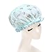 Shintop Brand New Shower Cap Women's Waterproof Double-deck Elastic Shower Hat for Bath Spa (Blue Lips)