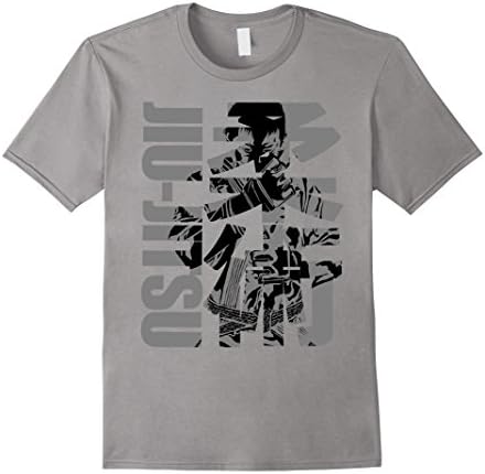 Men's Jiu Jitsu BJJ NHB T-shirt XL Slate