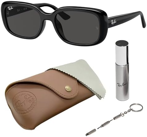Ray-Ban RB4395 Square-Round Shape Non-Polarized Sunglasses for Men