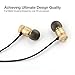 GGMM Nightingale “Lifetime Warranty” Deep Heavy Bass In-Ear Noise-Isolating Headphone w/ Full Metal Housing Dynamic Dual Drivers & Universal 1-Button Microphone (Gold)