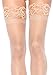 Leg Avenue Women's Thigh High Stockings with Silicone Lace Top