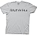 Monty Python Silly Walking Adult Silver T-shirt