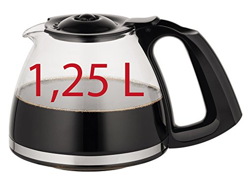 Moulinex FG360811 Glas-Kaffeemaschine Subito edelstahl Matt, Schwarz, 15 Tassen – Bild 4