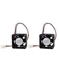 Generic 40 x 20 mm Cooling Fan, sustituir DC sin escobillas ventilador de refrigeración efb0412vhd Rodamiento de bolas de alta velocidad DC 12 V, 40 mm x 20 mm (Pack de 2)