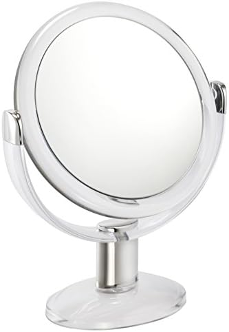 FMG 6.5 inch 10x magnification round double sided cosmetic mirror