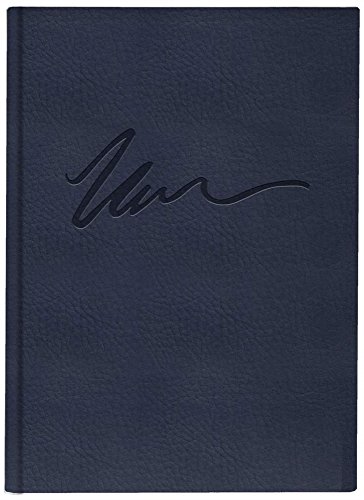 Pierre Belvedere Scribble Large Hardcover Notebook, Navy (7708360)