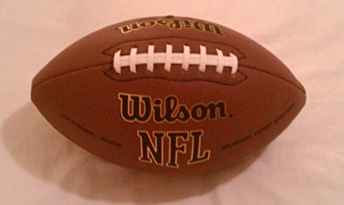 dan hampton signed football