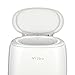 Vliba Diaper Pail (White) - Free Bags - Includes up to 6 Months' Supply of Refill Bags (1125 Diaper Count)