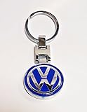 VOLKSWAGEN VW BLUE KEY CHAIN METAL KEYCHAIN