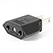 Power Converters, Universal Power Travel Plug Adapter Converting from EU Europe to US USA Power Power Converters (2 pack)