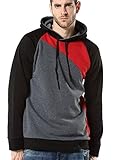 MINSNOWLER Mens Hoodies Grey Casual Sweatshirt Apparel Mens Grey Sweatshirts men sweatshirt hoodie mens hoodies Color F (US L)