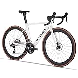 SAVADECK Carbon Fibre Road Bike, Hydraulic Oil Disc