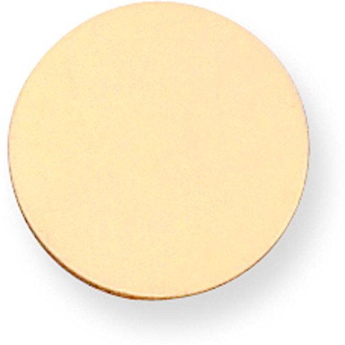 14K Gold Round Stamping Disc 0.018