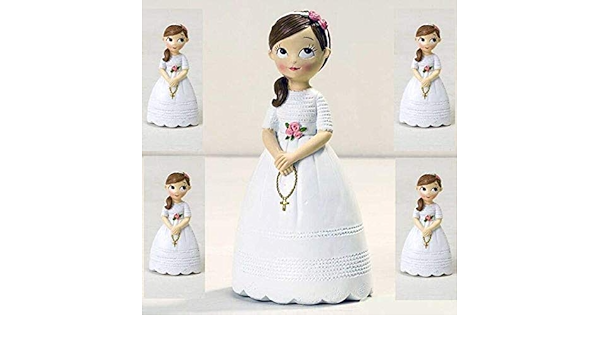 Momparler1870 Pack 12 imanes y Figura Tarta de comunión a ...
