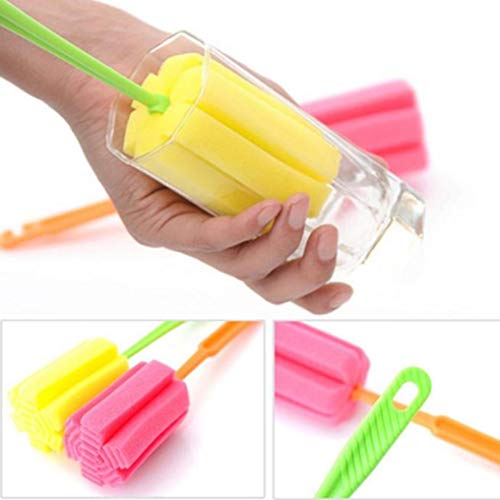 1 PC Kitchen Cleaning Tool Sponge Brush For Wineglass Bottle Coffe Tea Glass Cup