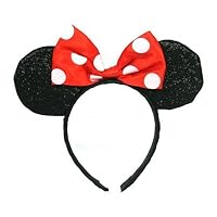 Minnie Mouse Sparkled Ears Headband Costume Accessory