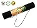 The BEST Yoga Mat ASHRAM 100% Sustainable & Eco-Friendly Yoga Mat (5mm thick) for Incredible Balance & Grip in All Types of Yoga - Extra Long & Wide (25x75
