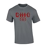 Ohio State Buckeyes TShirt Vintage Football Charcoal