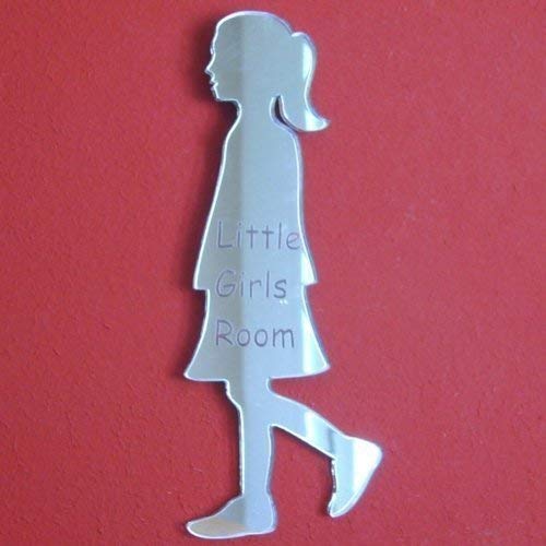 Sendmeamirror Little Girl's Room Mirror 12cm x 8cm