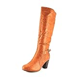 Brinley Co Women's Jimmi Engineer Boot Regular & Wide Calf