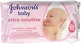 Johnson'S Baby Extra Sensitive Wipes Fragrance Free - 1 X 56 Pack Wipes